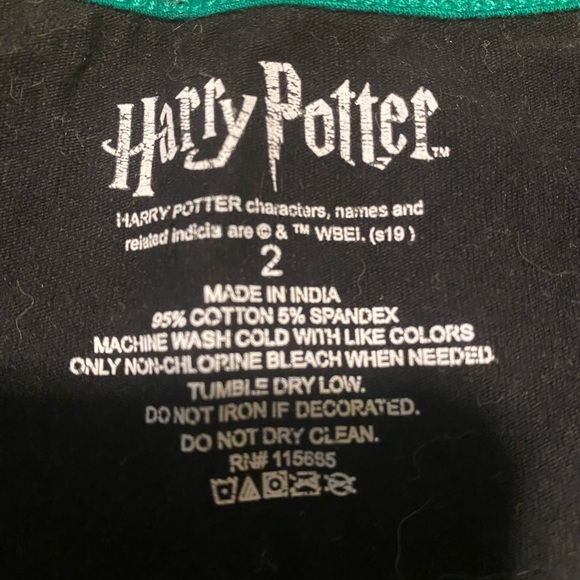 2x Harry Potter Slytherin Sports Bra from Hot Topic - Picture 2 of 3